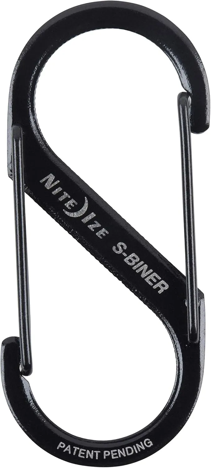 NITE IZE S-Biner Dual Carabiner, Stainless-Steel