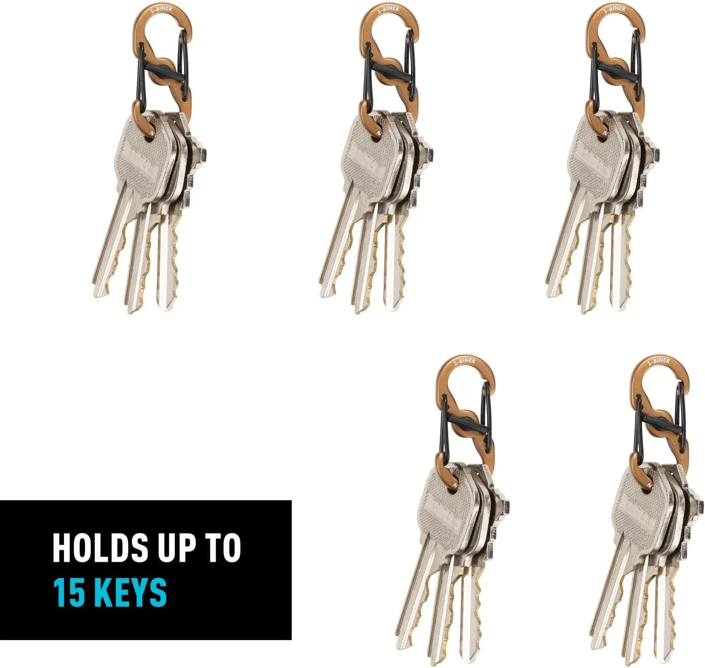 Nite Ize S-Biner MicroLock Lockable Key Holder