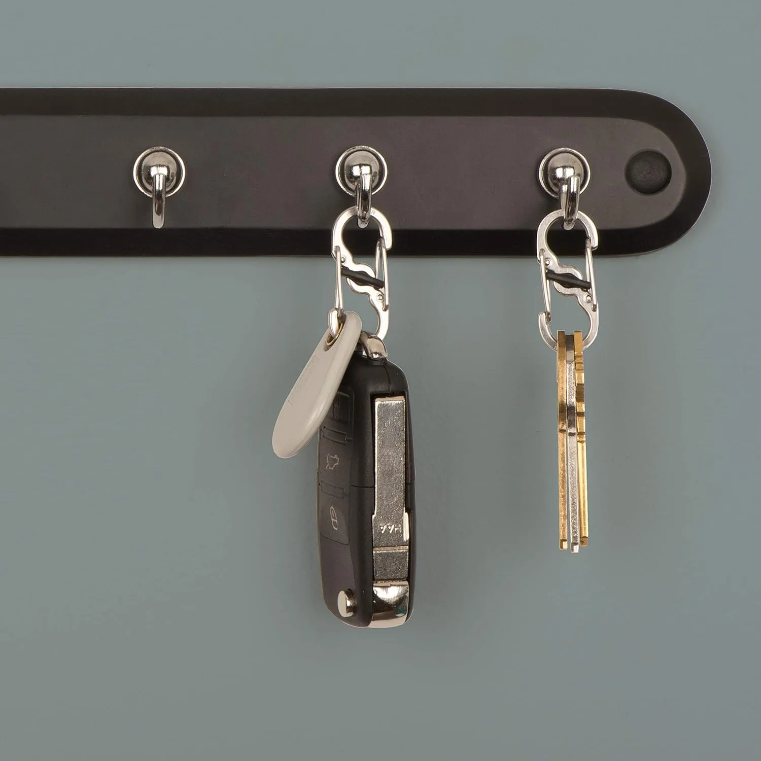 Nite Ize S-Biner MicroLock Stainless Steel Dual-Gate Carabiner Key Holder