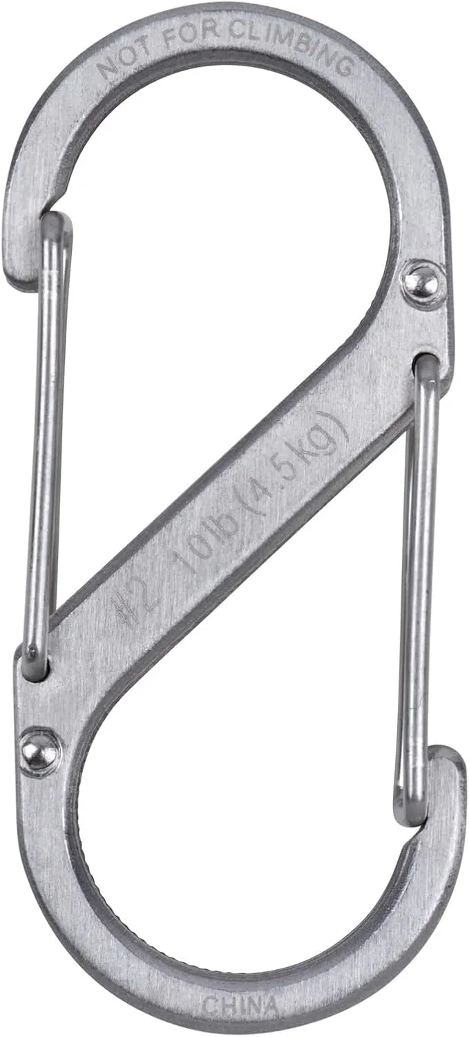 NITE IZE S-Biner Stainless Steel Dual-Gated Carabiner