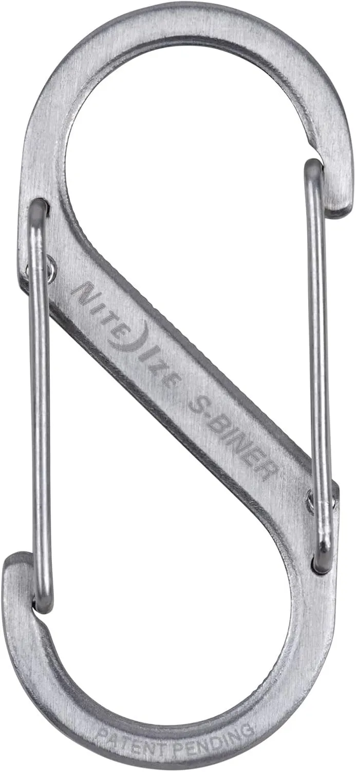 NITE IZE S-Biner Stainless Steel Dual-Gated Carabiner