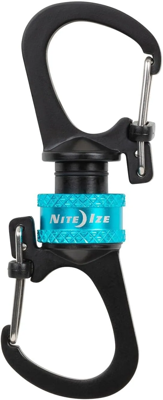 Nite Ize SlideLock 360 Degree Magnetic Locking Dual S-Biner Carabiner