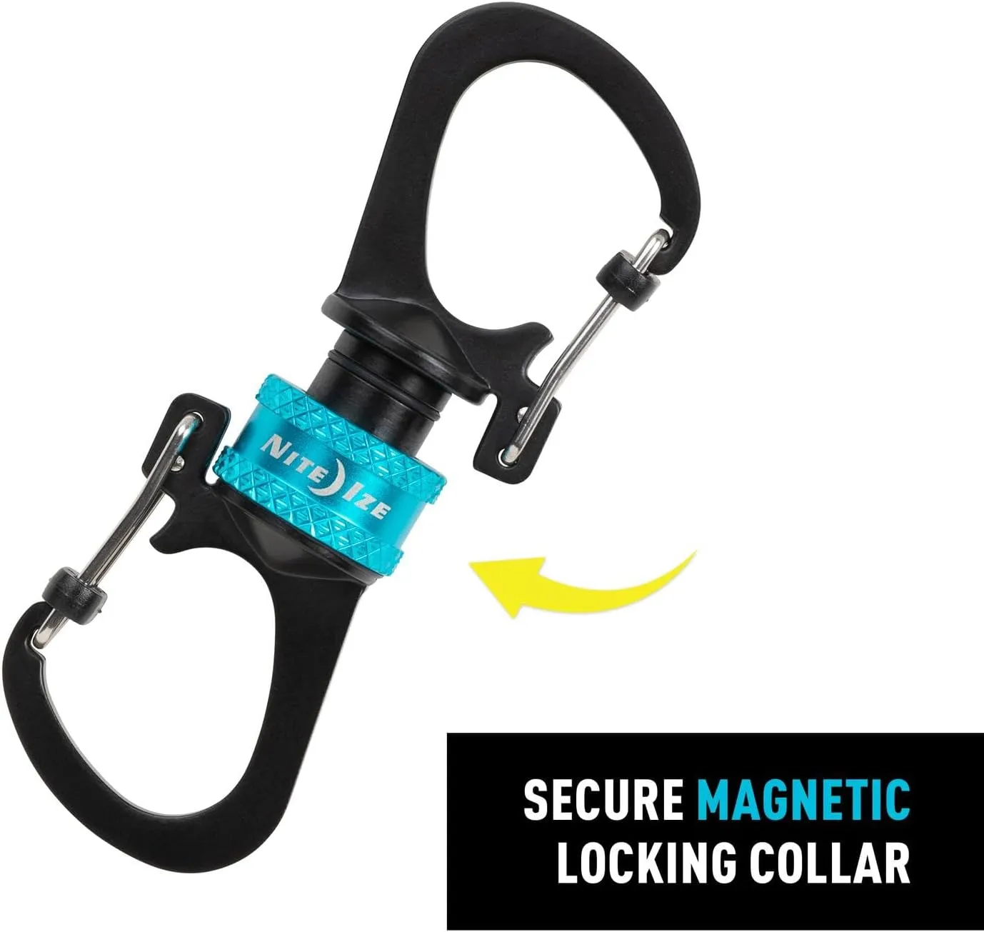 Nite Ize SlideLock 360 Degree Magnetic Locking Dual S-Biner Carabiner