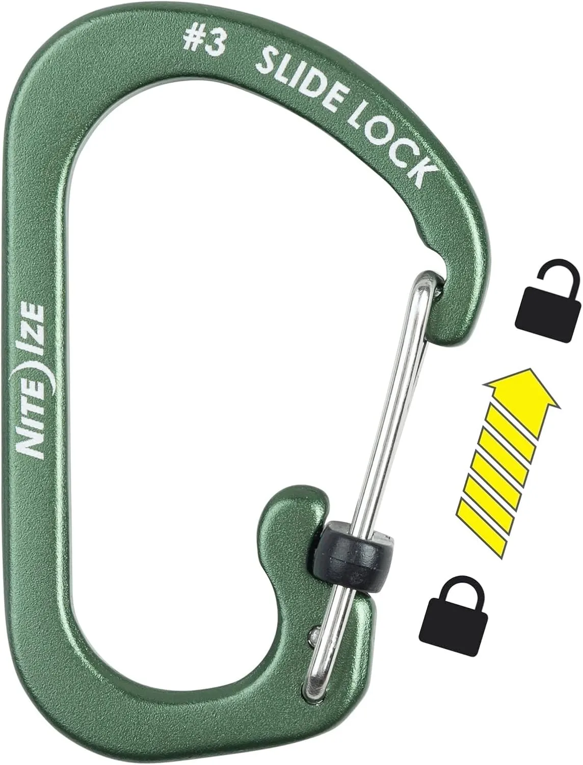 NITE IZE SlideLock Aluminum Carabiner