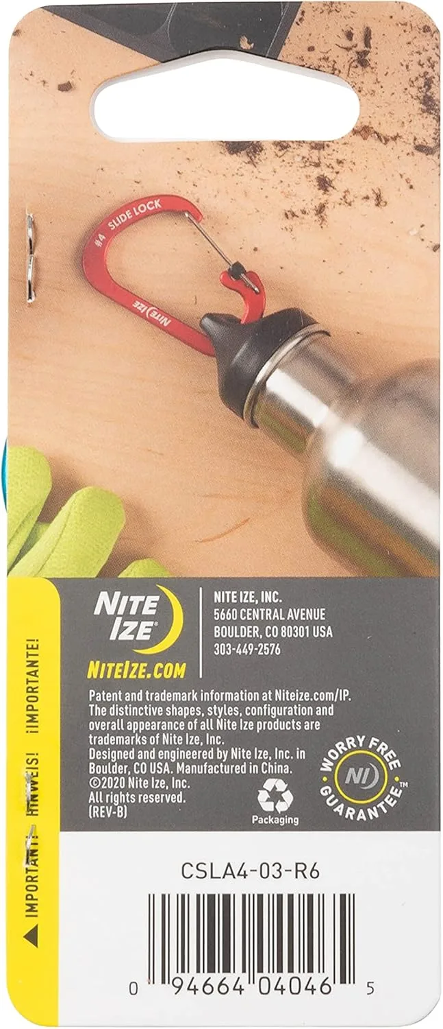 NITE IZE SlideLock Aluminum Carabiner