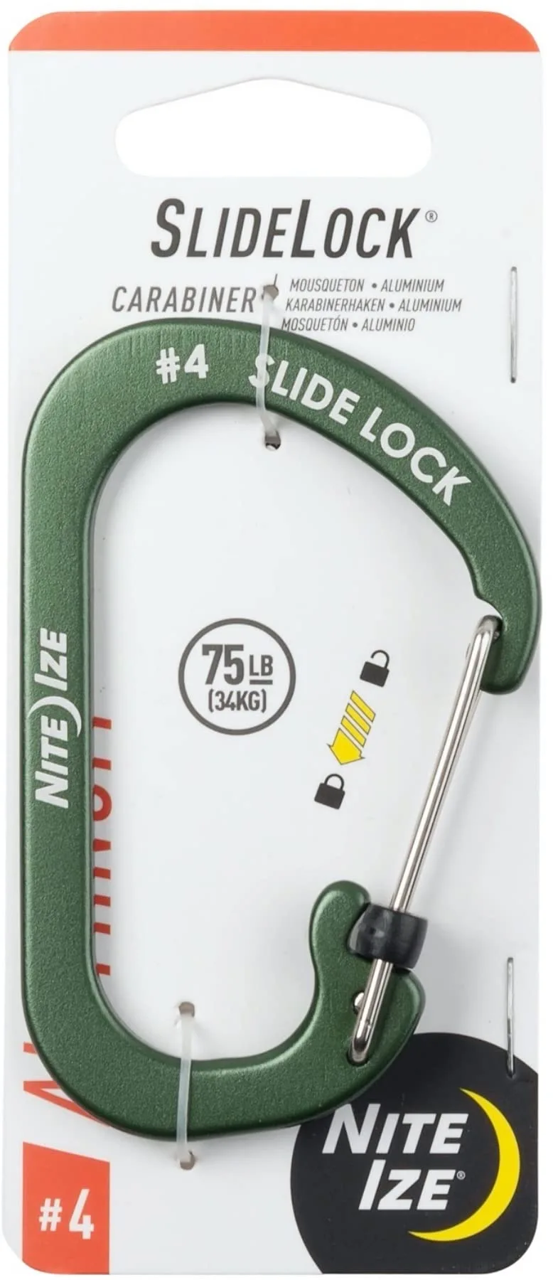 NITE IZE SlideLock Aluminum Carabiner