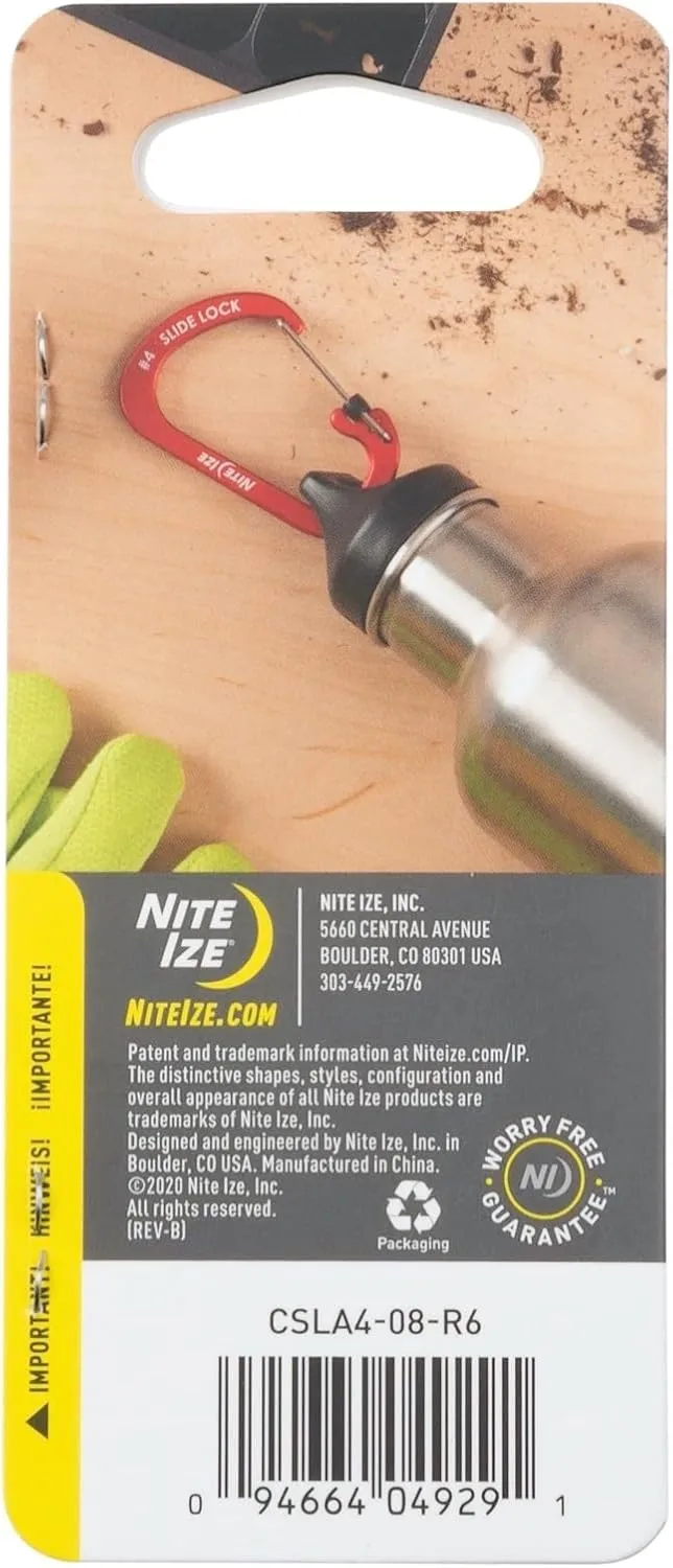 NITE IZE SlideLock Aluminum Carabiner