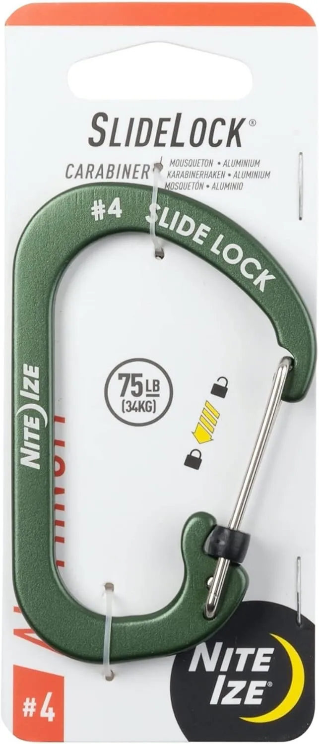 NITE IZE SlideLock Aluminum Carabiner