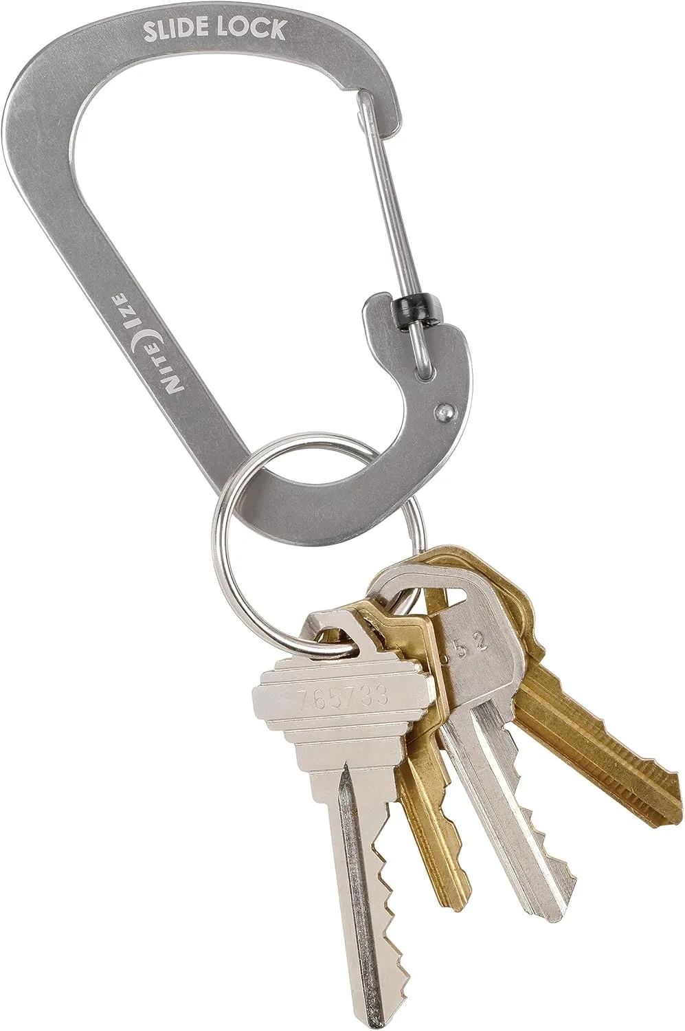 Nite Ize SlideLock Carabiner with Slide-to-Lock Gate