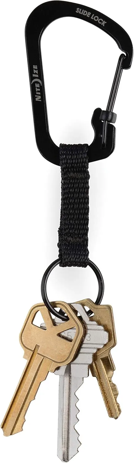 NITE IZE SlideLock Key Ring #3 Locking Carabiner