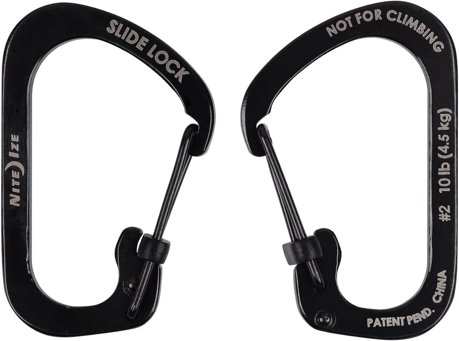 Nite Ize SlideLock Stainless Steel Carabiner Key Holder
