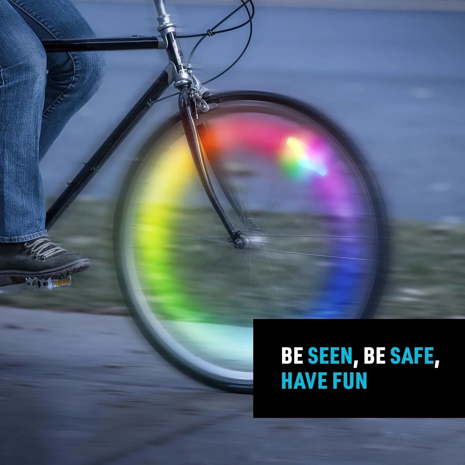 Nite Ize SpokeLit Wheel Light - Bicycle Spoke Light for Visibility and Safety - LED Lights for Bike Wheels