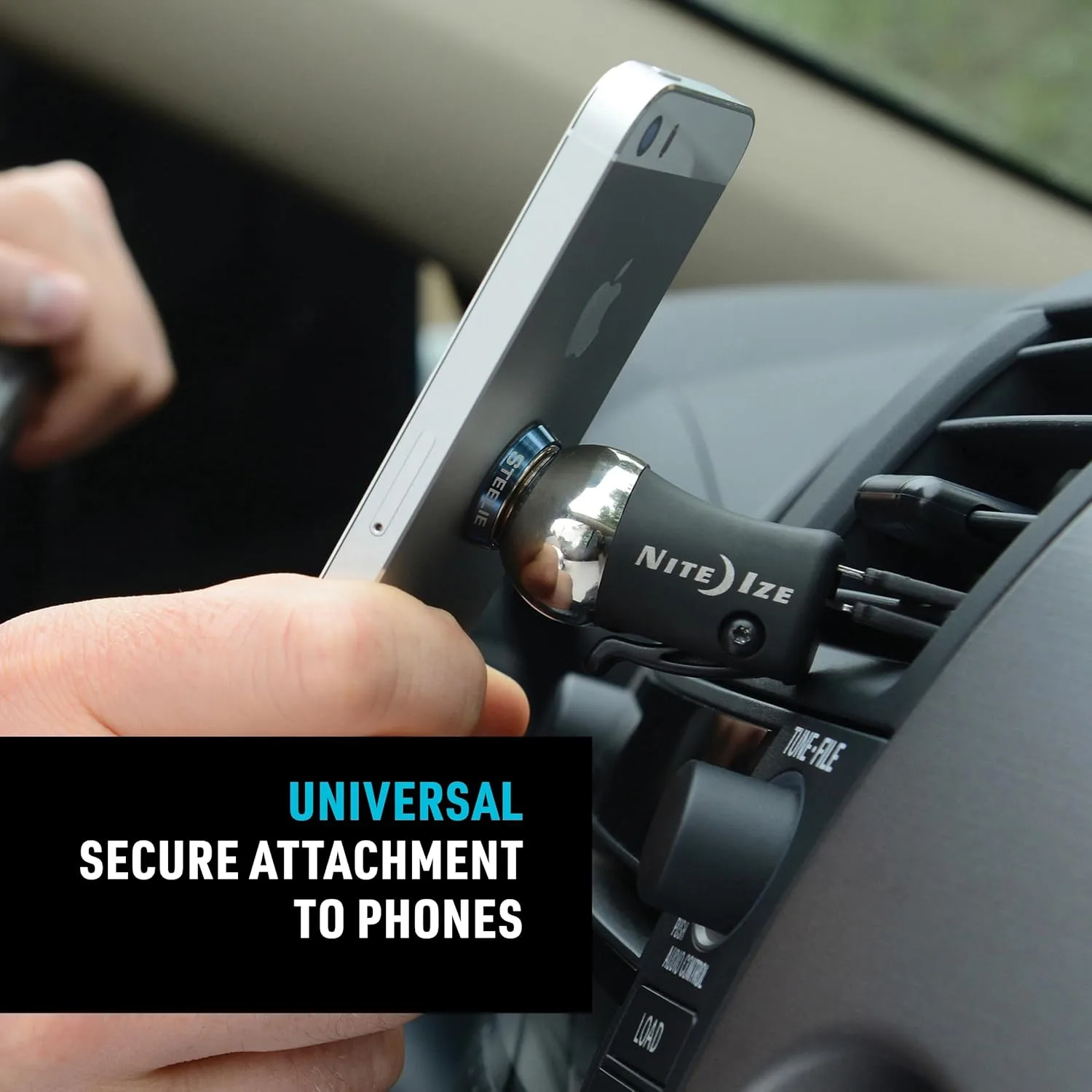 Nite Ize Steelie Vent Kit - Magnetic Phone Mount for Car Vents