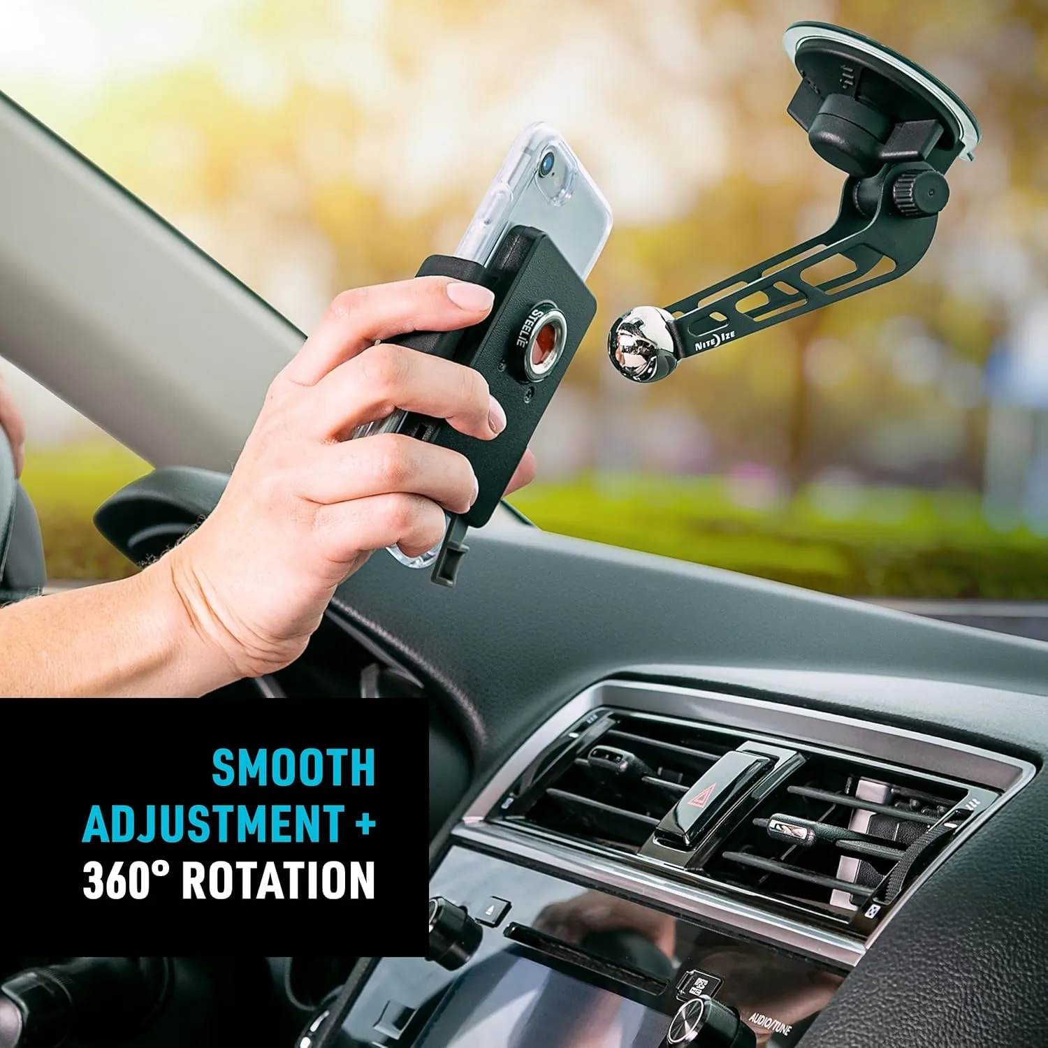 NITE IZE Steelie Windshield Kit - Magnetic Windshield Phone Mount