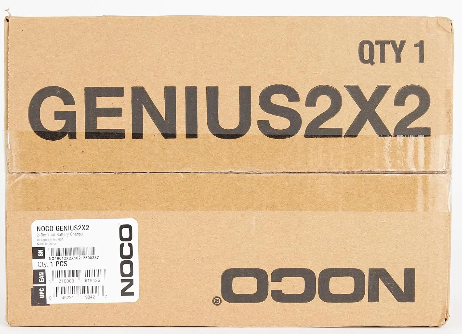NOCO GENIUS2X2 4A 2-Bank Smart Battery Charger - 6V/12V