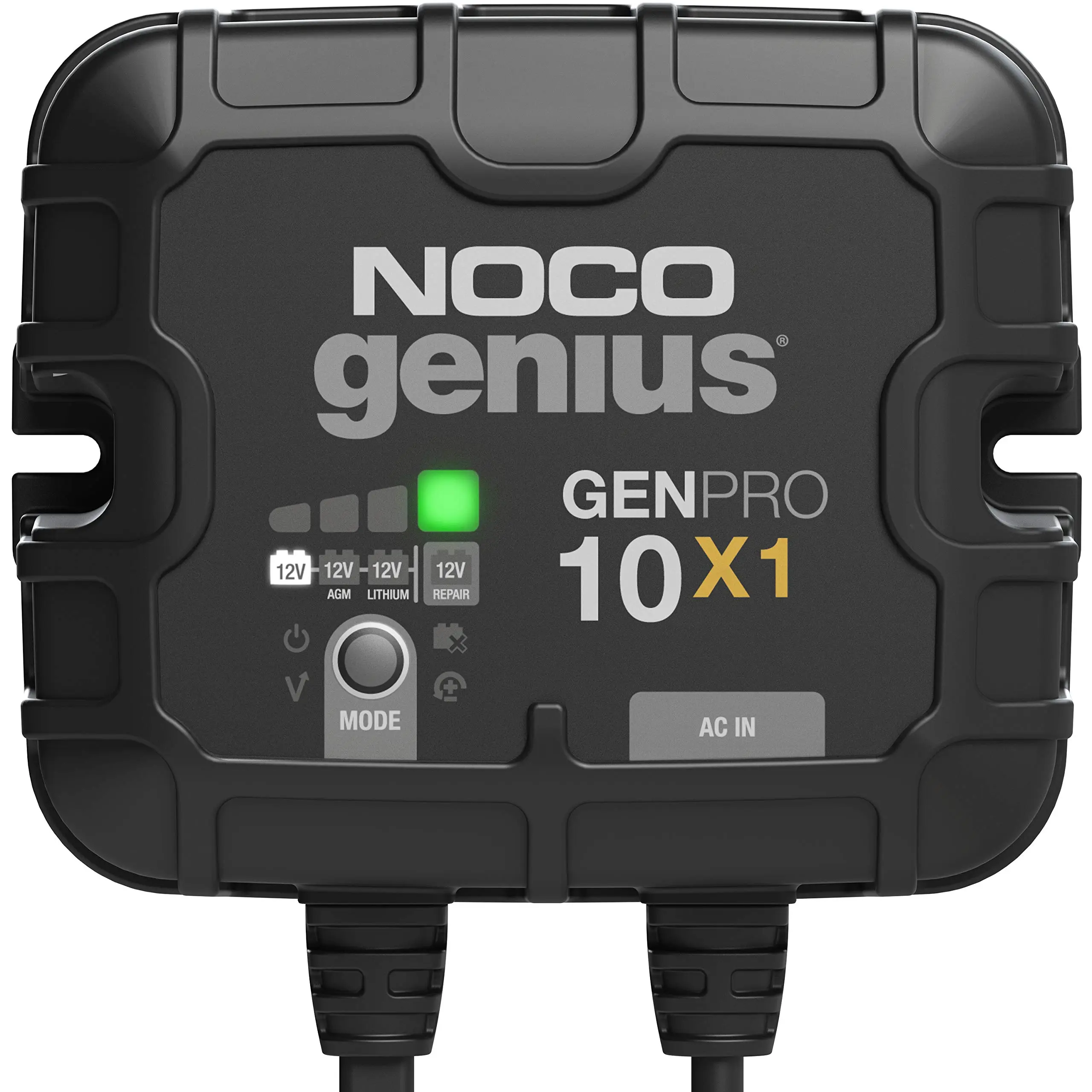 NOCO Genius GENPRO10X1: 1-Bank, 10A Onboard Battery Charger - 12V Waterproof Marine Charger