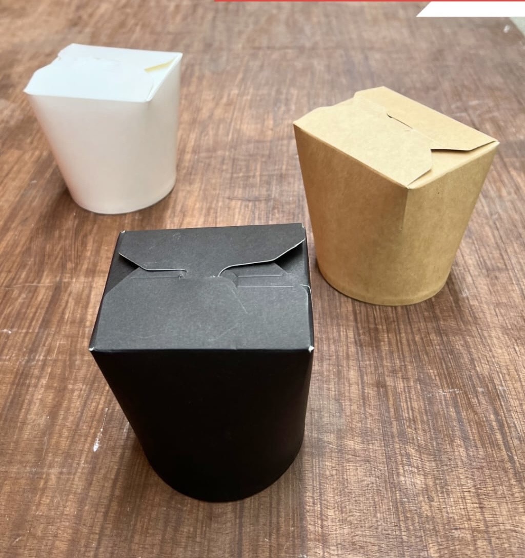 24oz NOODLES BUCKET BOX (KRAFT/WHITE/BLACK)