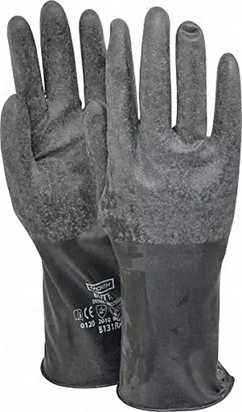 Honeywell North by Honeywell B131R/8 Mil Unsupported Butyl Glove with Rough Finish 11" , Size 8