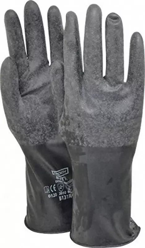 Honeywell North by Honeywell B131R/8 Mil Unsupported Butyl Glove with Rough Finish 11" , Size 8