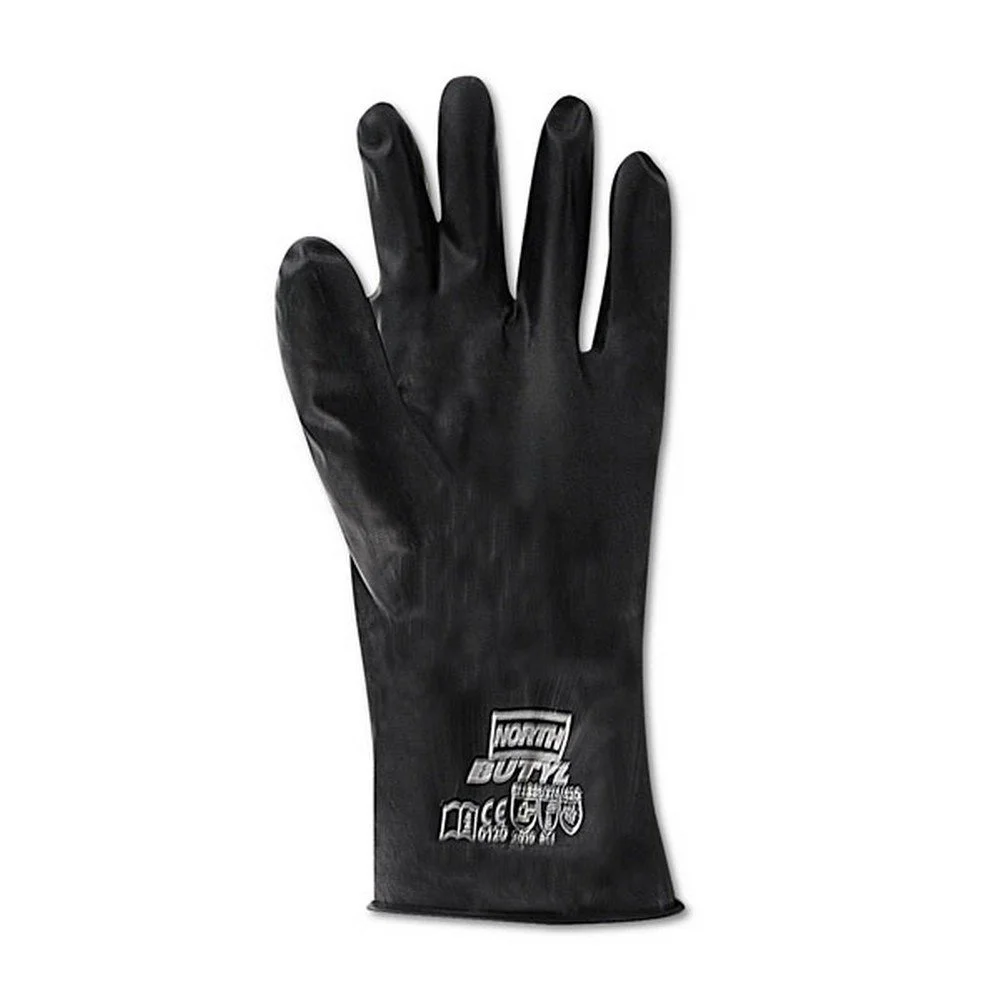 Honeywell North by Honeywell B131R/8 Mil Unsupported Butyl Glove with Rough Finish 11" , Size 8