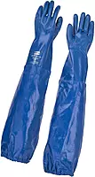North Nitri-Knit Supported Nitrile Gloves, Blue, Large, 1 Pair