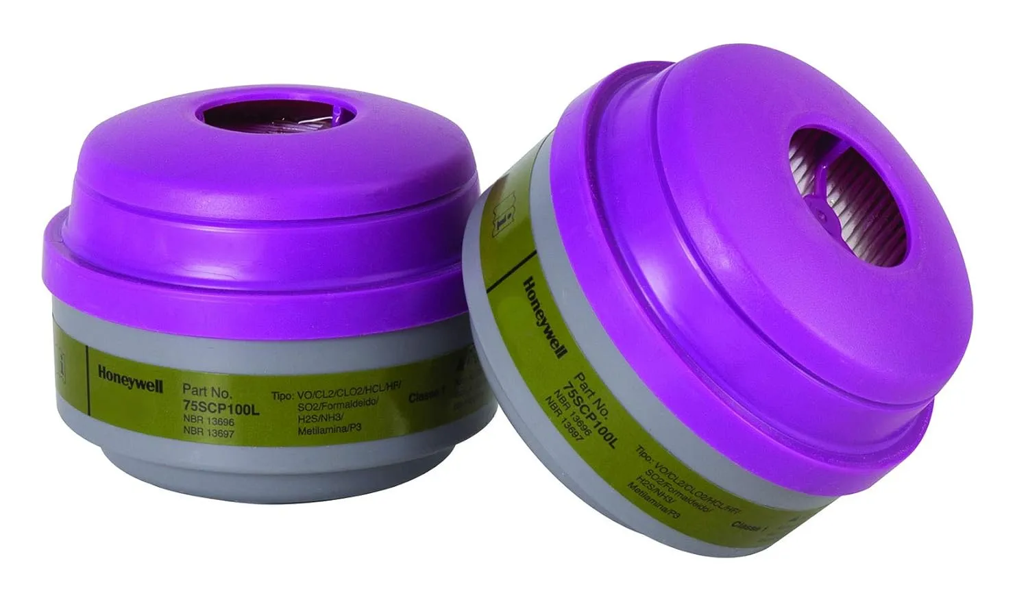 North Multi-Contaminant P100 Respirator Cartridge, Pack of 2 (75SCP100L)