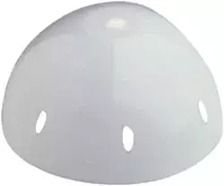 North Safety SC01-H5, Protective Shell INSERTFOR Baseball Cap White, 11 inches