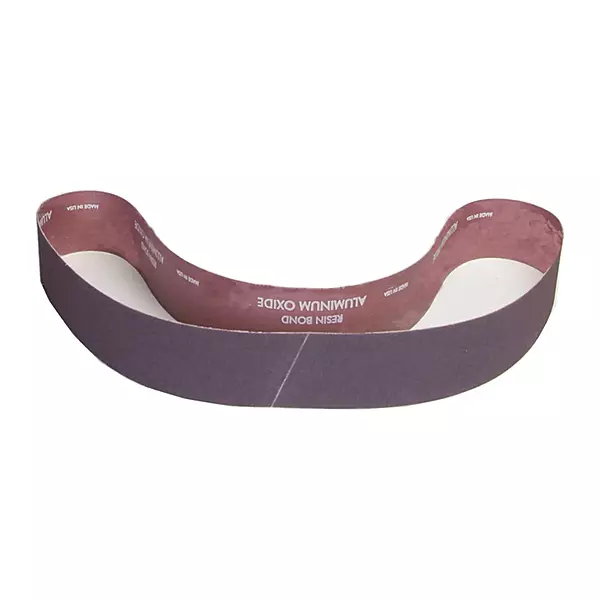 Abrasive Belt: 1" Wide, 42" OAL, 80 Grit, Aluminum Oxide