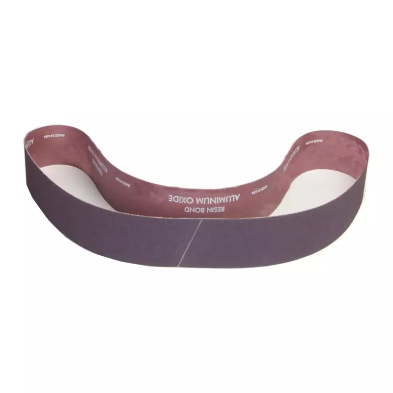 Abrasive Belt: 1" Wide, 42" OAL, 80 Grit, Aluminum Oxide