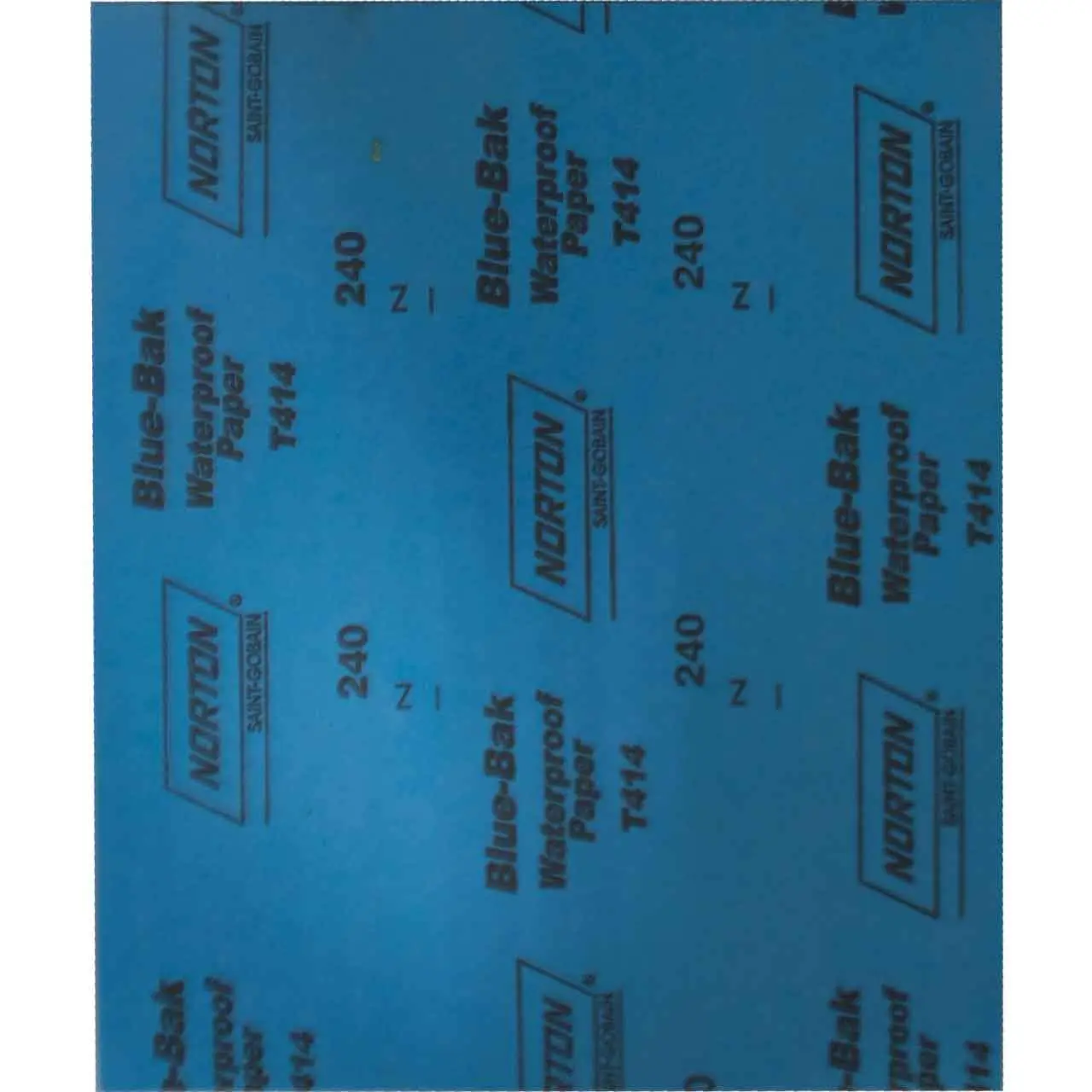 Norton 66261139366 11"x9" 240-a Grit T414 Blue-bak Waterproof