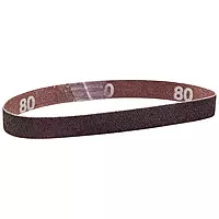Norton 78072727554 1/2x12” Gemini R283 Aluminum Oxide Cloth File Belts, 80 Grit, Coarse, 50 pack