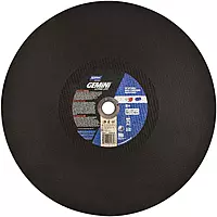 Norton 69078609032 20x5/32x1 In. Gemini Long Life 57A AO Type 01/41 Stationary Saw Cut-Off Wheels, 24 Grit, 5 pack