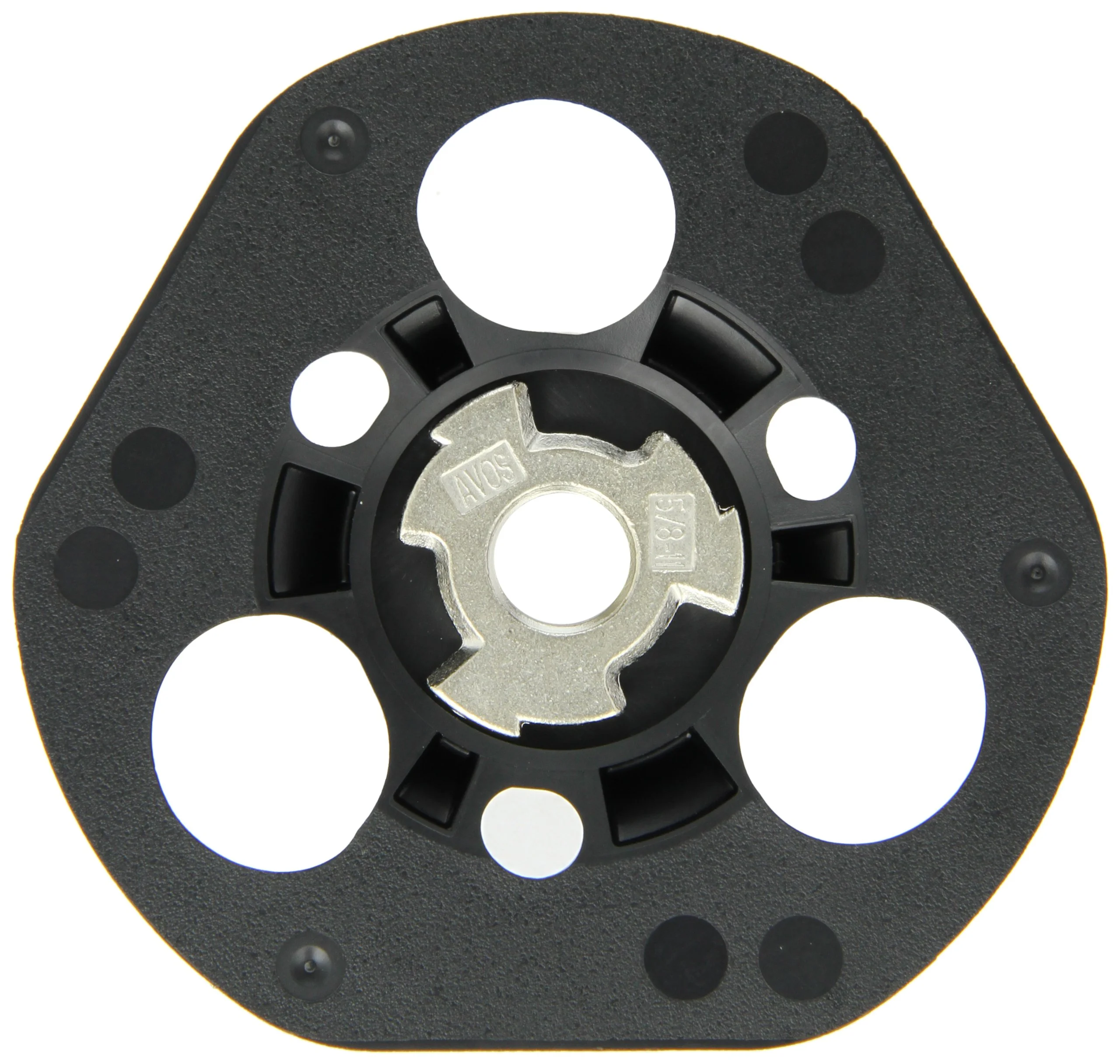 Norton AVOS Edger Speed-Lok Back-up Pad, 4-1/2" Diameter, 5/8"-11 Sawtooth Arbor (Pack of 5)