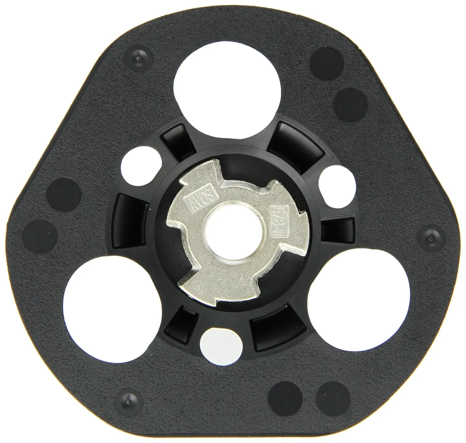 Norton AVOS Edger Speed-Lok Back-up Pad, 4-1/2" Diameter, 5/8"-11 Sawtooth Arbor (Pack of 5)
