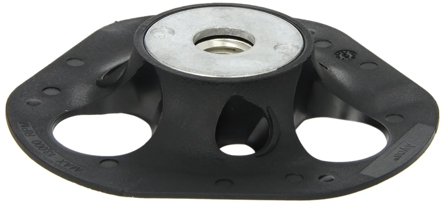 Norton AVOS Edger Speed-Lok Back-up Pad, 4-1/2" Diameter, 5/8"-11 Sawtooth Arbor (Pack of 5)