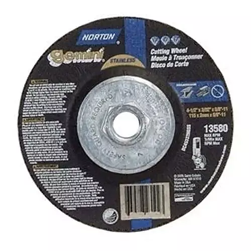 4-1/2X3/32X5/8-11 GEMINITYPE 27 DEPRESS. CTR. WH