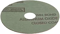 Merit Resin Abrasive Disc, Fiber Backing, Aluminum Oxide, 7/8" Arbor, 4-1/2" Diameter, Grit 36 (Box of 25)