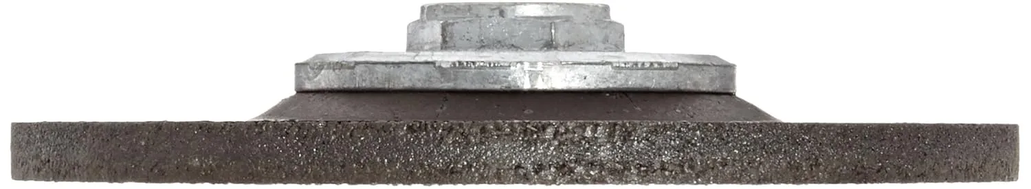 Norton Blue Fire Plus Depressed Center Abrasive Wheel, Type 27, Zirconia Alumina and Aluminum Oxide, 5/8"-11 Hub