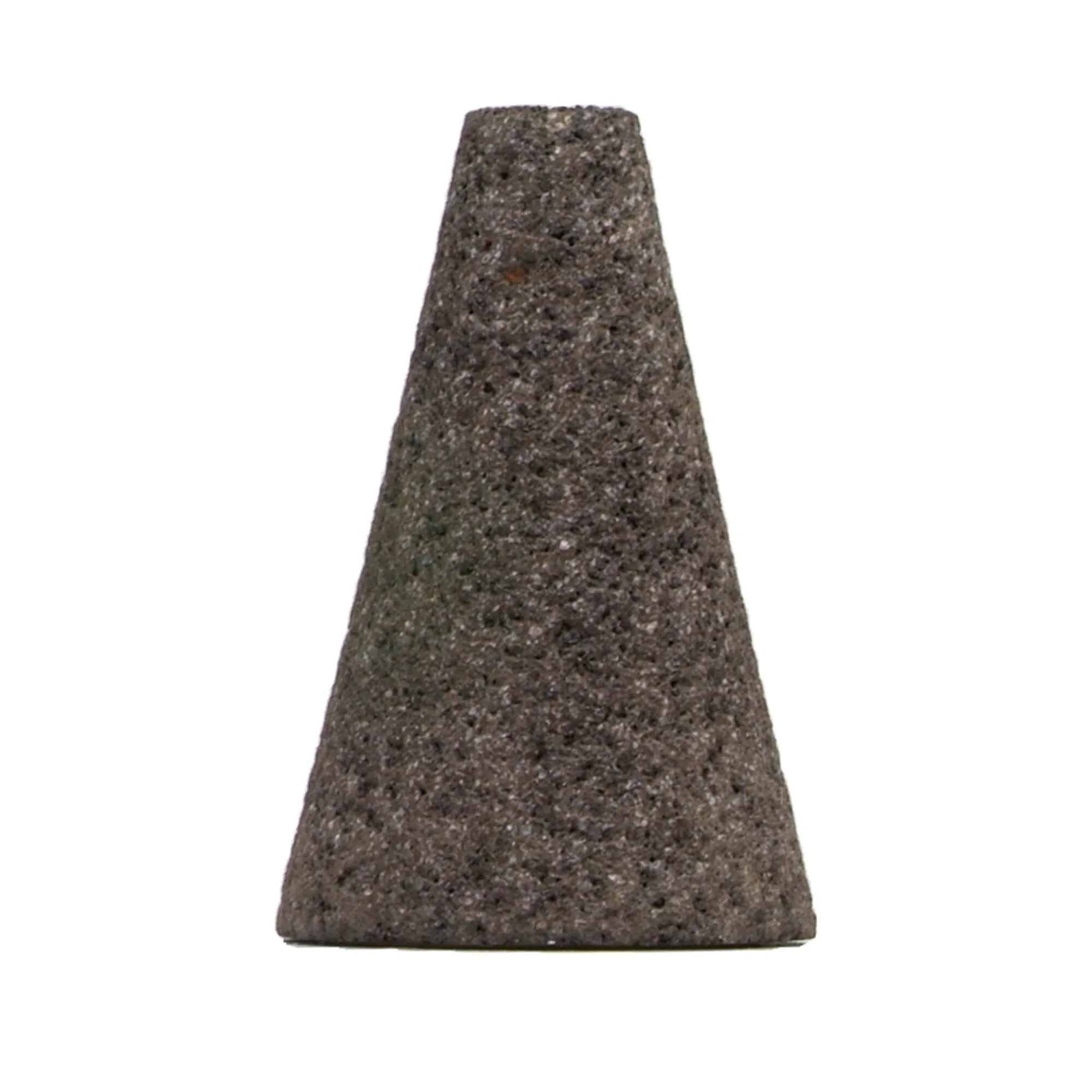 Norton 547-61463615722 Gemini Aluminum Oxide Square Tip Type 17 Snagging Cone, 2 1/2", 3", 24 Grit, 5/8-11 UNC, 18145 rpm