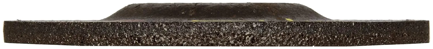 Norton Gemini Depressed Center Abrasive Wheel, Type 27, Aluminum Oxide, 7/8" Arbor, 6" Diameter x 1/8" Thickness (Pack of 2)