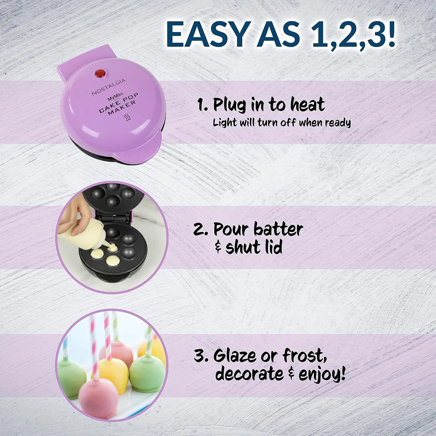Nostalgia MyMini Cupcake & Cake Pop Maker