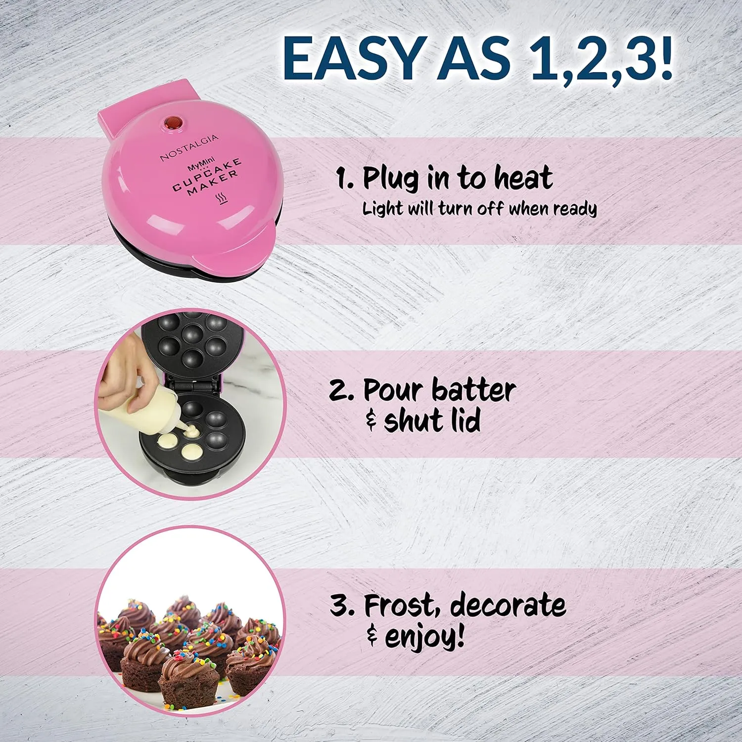 Nostalgia MyMini Cupcake & Cake Pop Maker