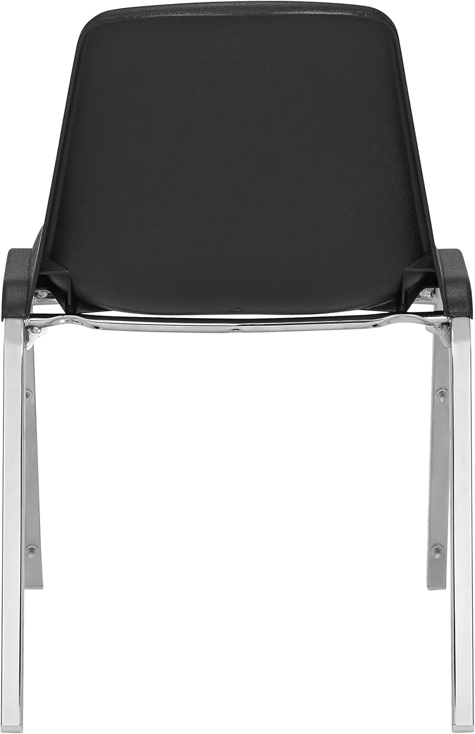 National Public Seating 8100 Series Poly Shell Stack Chairs, Blue - Set of 4 (Model 8125-4)