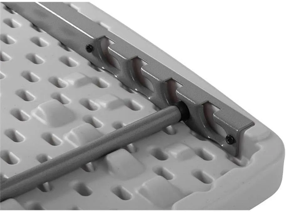 PT Series 20x30 Metal Personal Folding Table in Speckled Gray