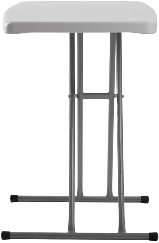 PT Series 20x30 Metal Personal Folding Table in Speckled Gray
