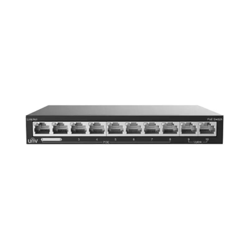UNV 8-port, 2 Uplink port PoE Switch NSW2020-10T-POE-IN