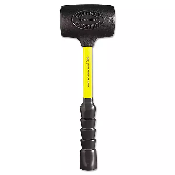 Nupla 10-045 Power Drive Dead Blow Hammers, 4 lb. Head, 15 1/2" Handle, Yellow