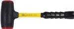 Dead Blow Hammer: 2 lb Head, 2" Face Dia, Urethane Head