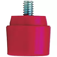 Hammer Tip, 1 in Dia, Medium, Red