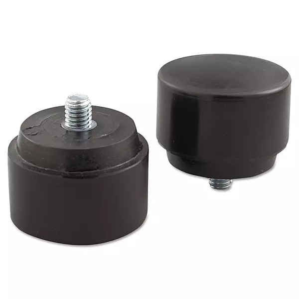 NUPLA 15208 Nuplaflex Replacement Quick-Change Striking Tip, Hard, 2-Inch Dia, Black